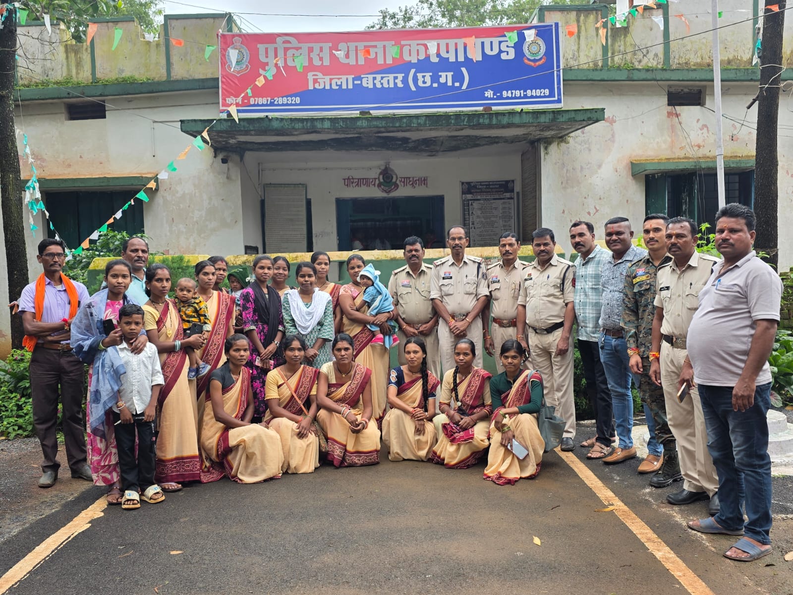 करपावंड थाने में एकल अभियान संच ने मनाया रक्षाबंधन पर्व