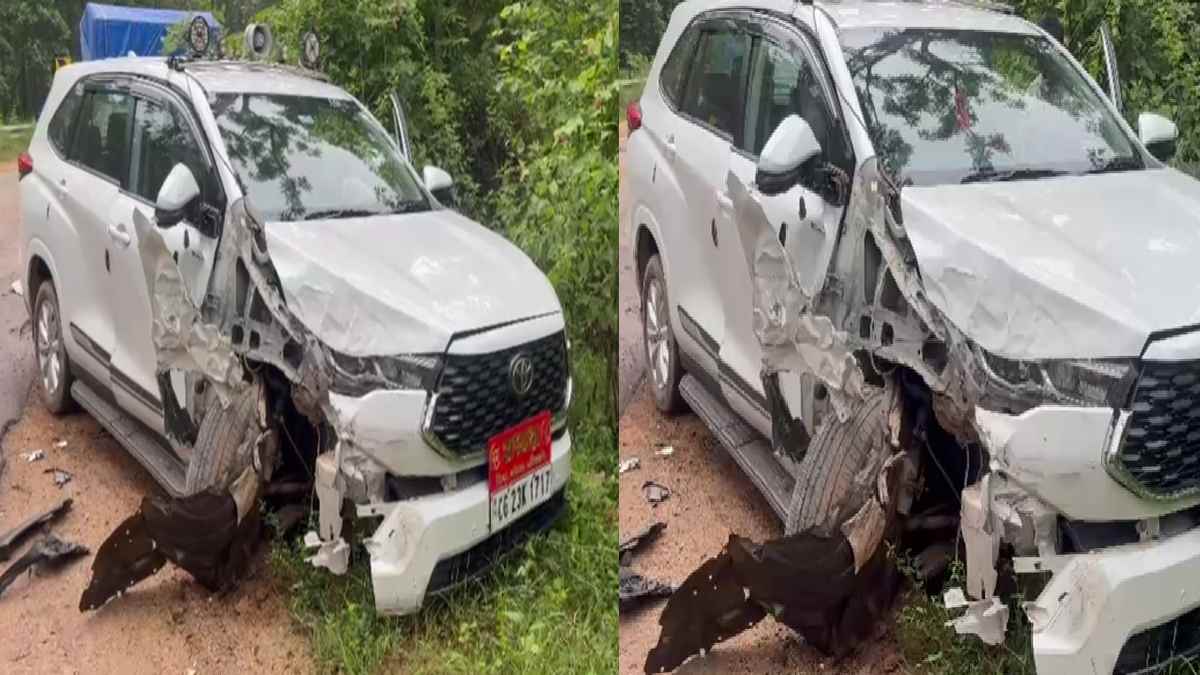 गरियाबंद में बड़ा सड़क हादसा, जिला पंचायत अध्यक्ष बाल-बाल बचे